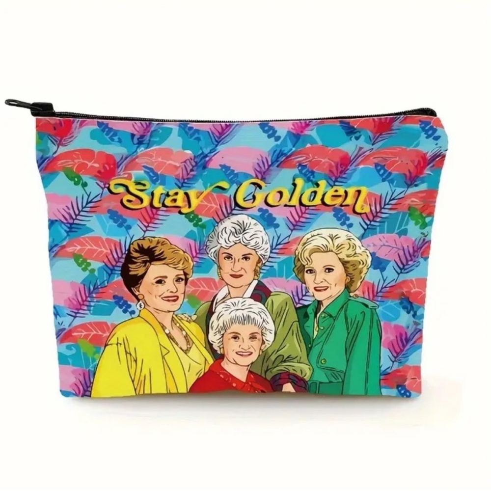 Colorful Women's Pouch with Graphic Design